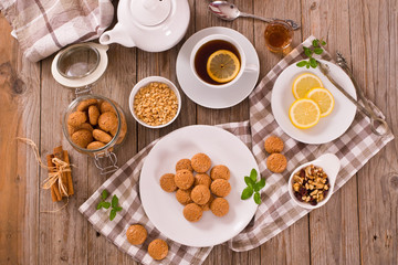 Amaretti cookies.
