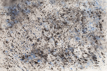 Abstract pink watercolor on white background.The color splashing in the paper.It is a hand drawn.