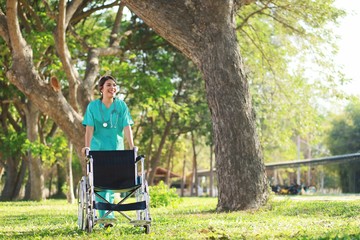 woman in the park