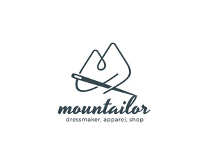 Mountain tailor logo design