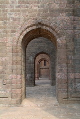 Fototapeta na wymiar A Corridor at St Xaviers church at old Goa