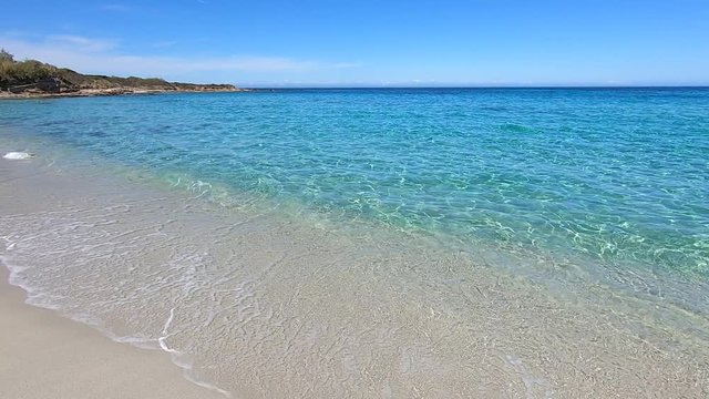 La plage de Ghjunchitu, &agrave; Corbara en Corse