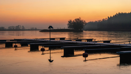 Zalew Dojlidzki, Grudniowy poranek,Dojlidy, Białystok,Podlasie © podlaski49