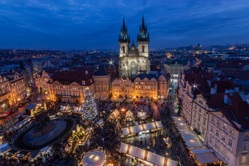 Fototapeta na wymiar Christmas in Prague