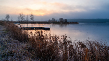 Zalew Dojlidzki, Grudniowy poranek,Dojlidy, Białystok,Podlasie © podlaski49