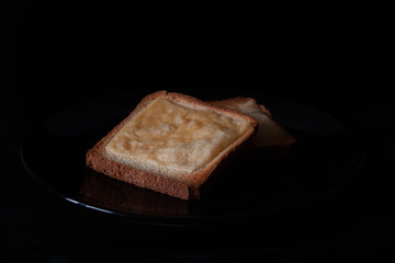 toast, bread, fried, cheese, Breakfast, yellow, black, lunch, dinner, food, what to eat, crispy,...