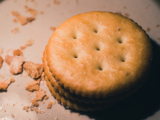 cookies on a white background
