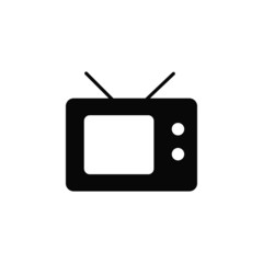 old television vector icon