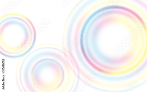 カラフルポップな円形グラデーション背景 Abstraction Wall Mural Abstracti Rrice