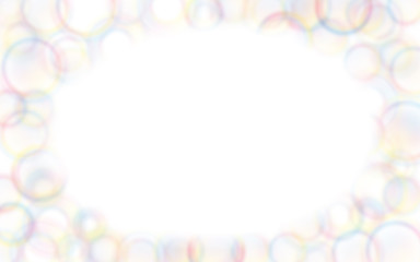 カラフルポップな円形グラデーション背景