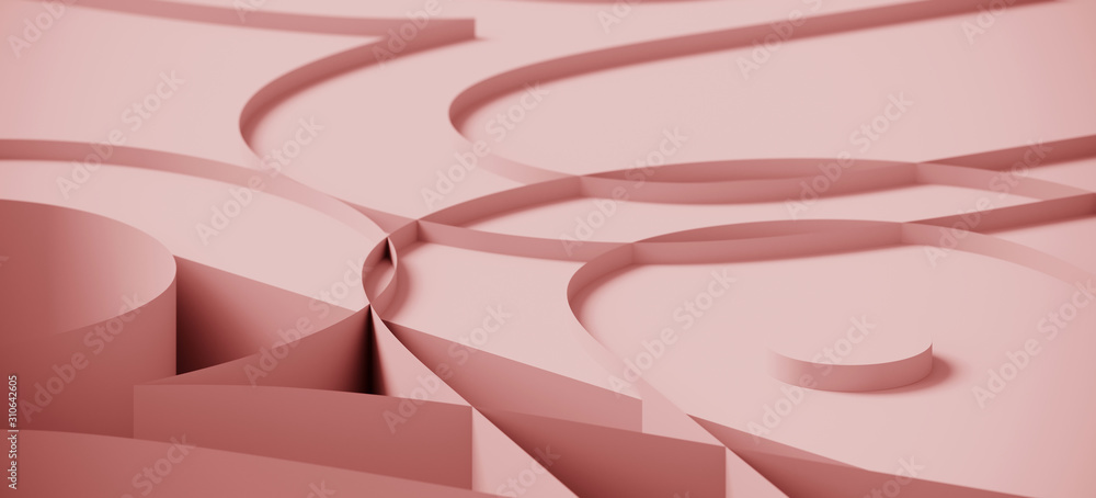 Poster abstract background for branding and packaging presentation. pink color geometric pattern background