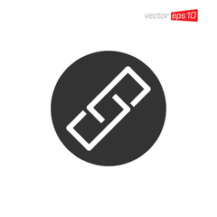 Chain Link Icon Design Vector