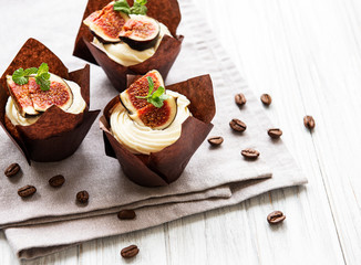 Cupkakes with figs