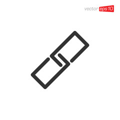 Chain Link Icon Design Vector