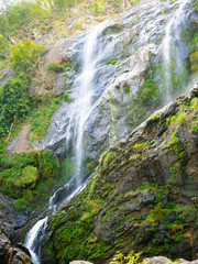 Naklejka na ściany i meble the waterfall in Klong Lan National Park
