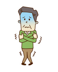 01_01_中年_男性_寒気