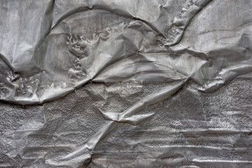 Abstract embossed metal pattern