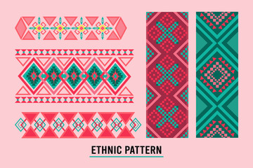 Ethnic Pattern Design Background or Wallpaper, Fabric,Dress, Gift wrap.