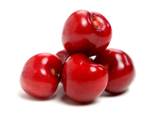 Cherry isolated on white background