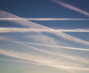 Trails Digging Groves in the Sky