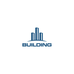 Obraz premium Building Construction Real Estate Logo Template Vector Icon