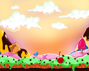 Obraz premium Candy land