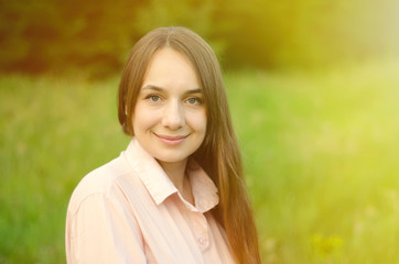 Naklejka premium woman portrait