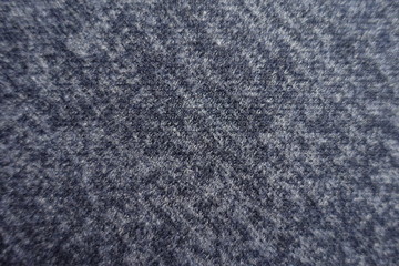 Blue grey thick woolen fabric from above
