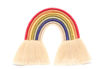 macrame rainbow