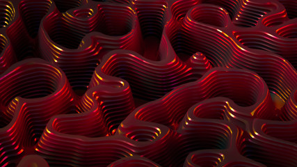 Fototapeta premium Abstract colorful background. 3d illustration, 3d rendering.