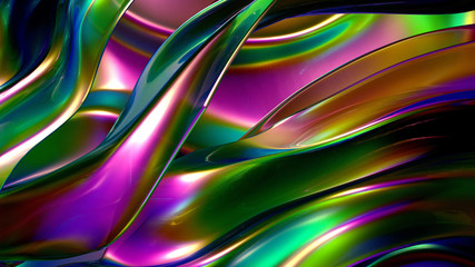 Abstract colorful background. 3d illustration, 3d rendering.