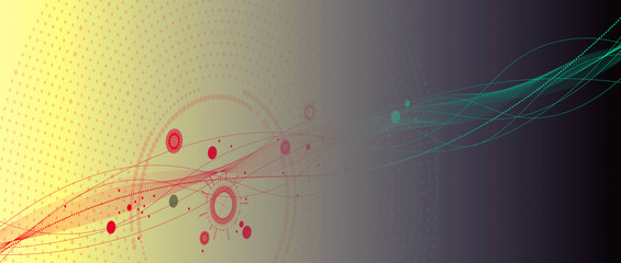 global infinity computer technology concept business background