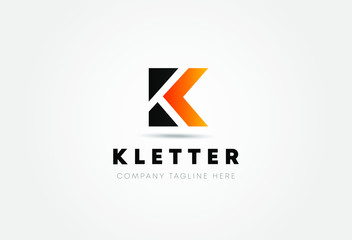 Letter K logo icon design template elements