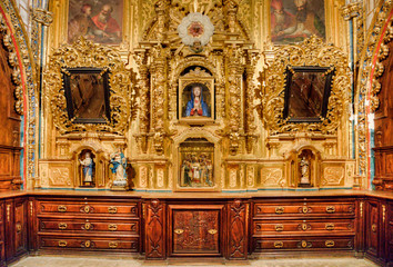 Obraz premium Vue partielle de la sacristie de la cathédrale de Cuenca, Espagne