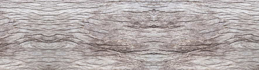 Panorama of old rustic natural grunge black wood texture free background surface pattern.