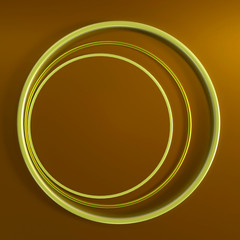 Elegant minimal background. 3d illustration, 3d rendering.