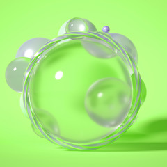 Beautiful background with geometric shape. 3d illustration, 3d rendering.