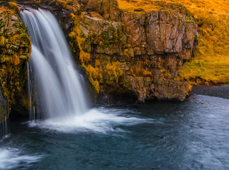 Experience the iconic, Kirkjufell mountain in the Snaefellsnes Peninsula, Iceland.