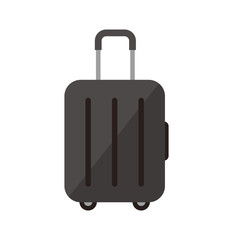 Travel bag, suitcase, vacation vector icon illustration