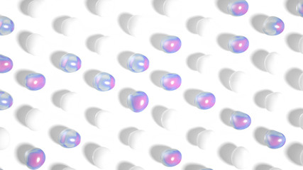 Beautiful background with geometric shape. 3d illustration, 3d rendering.