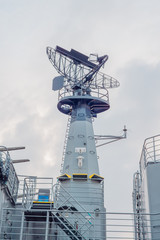 A radar of naval vessel