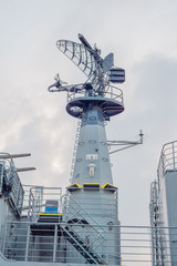 A radar of naval vessel