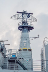 A radar of naval vessel