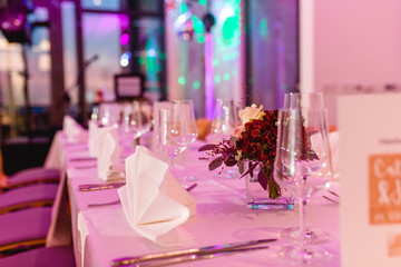 Tischschmuck Hochzeit