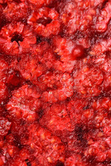 Fresh frozen raspberries