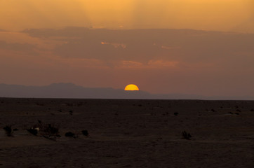 desert sunrise