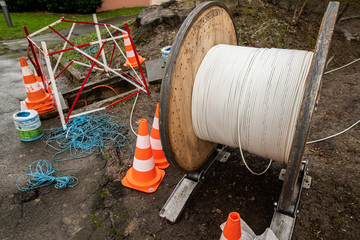 Installation de la fibre optique