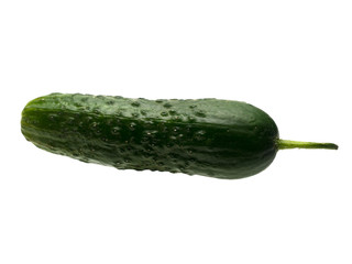 Graphic resources isolated object of cucumber on a white background