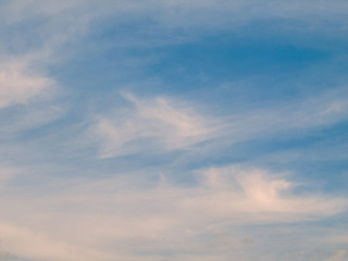 Colorful clouds in the sky