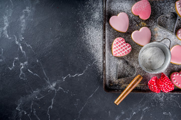 Valentine day cookies